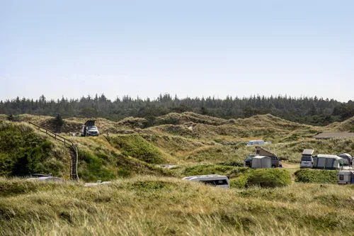 Vejers Strand Camping Pladsen Overblik